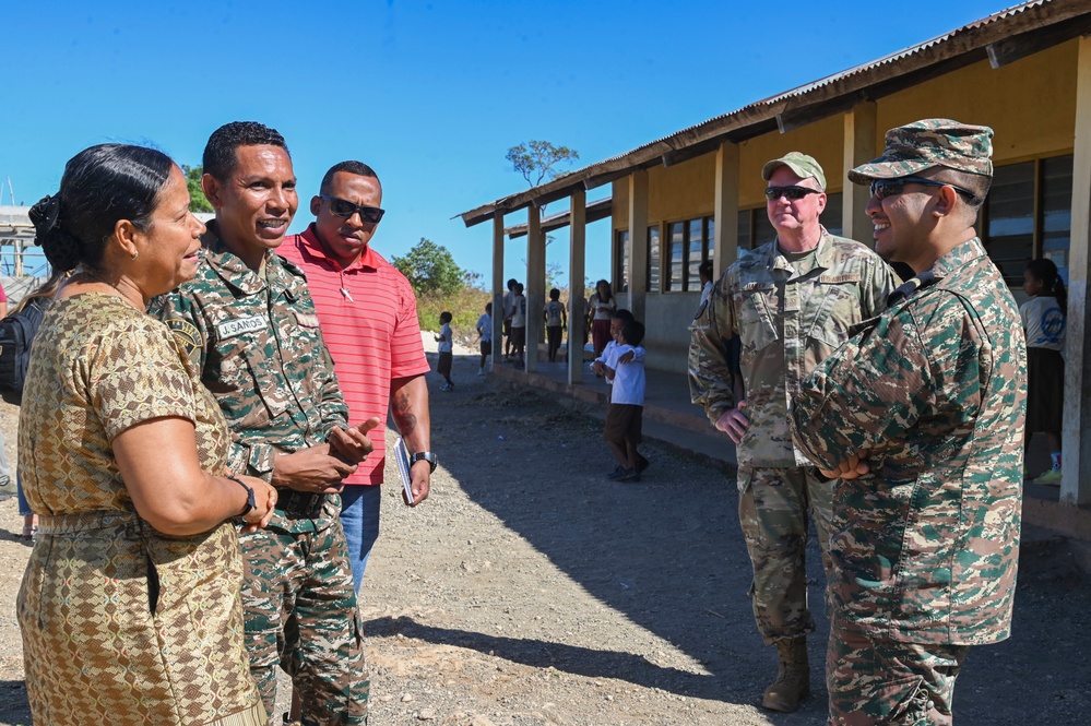 Pacific Angel 22-4 participants conduct site surveys