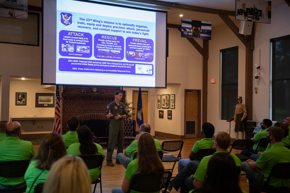 Local leaders tour Moody Air Force Base