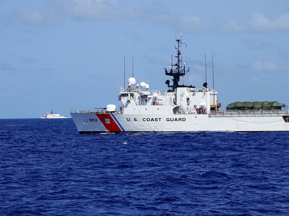 Coast Guard Cutter Tampa patrols Florida Straits