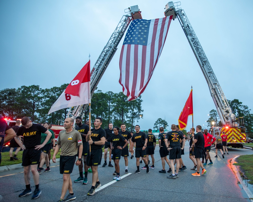 3rd Infantry Division Soldiers Participate in Patriot Day Run