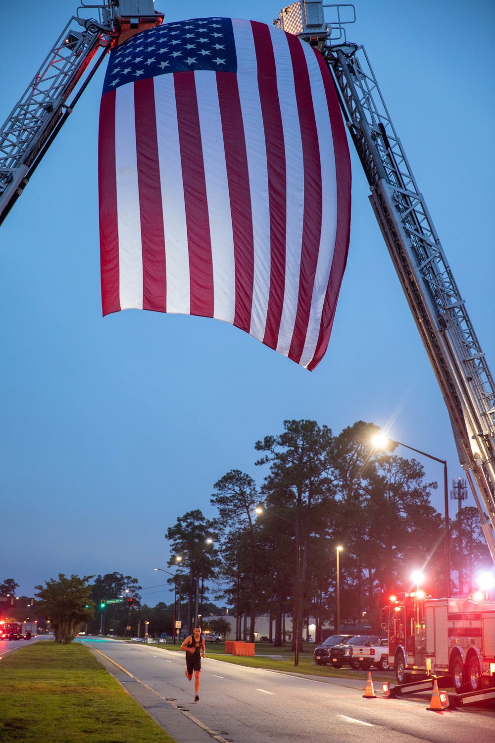 3rd Infantry Division Soldiers Participate in Patriot Day Run