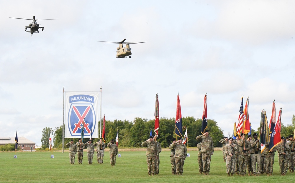 Maj. Gen. Gregory Anderson assumes command of 10th Mountain Division