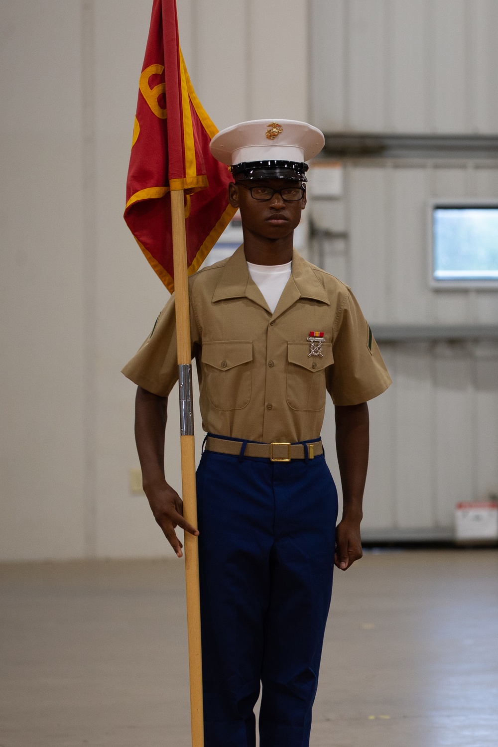 Union native graduates as platoon honor graduate from Marine Corps Recruit Depot Parris Island