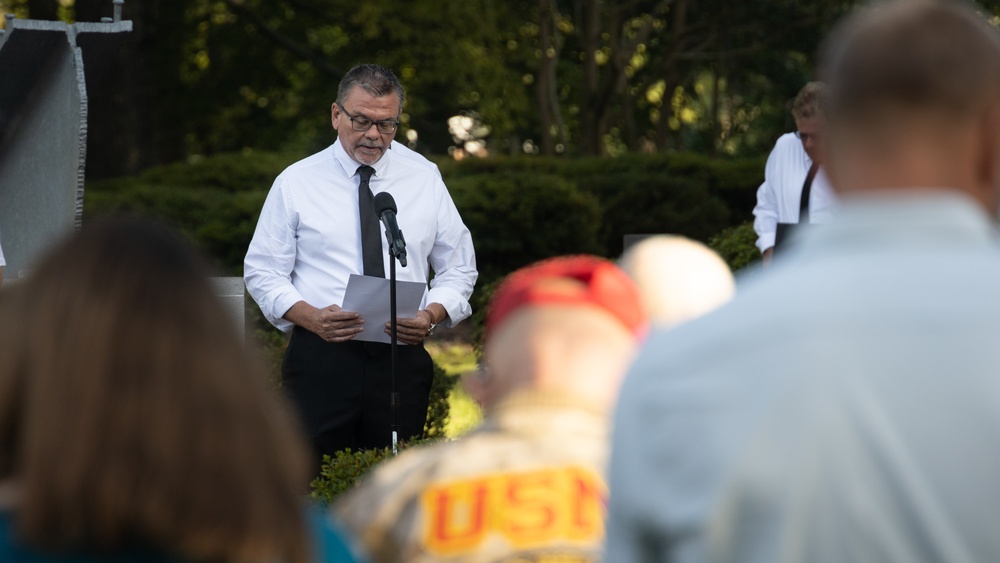 Patriot Day Observance Ceremony at Lejeune Memorial Gardens