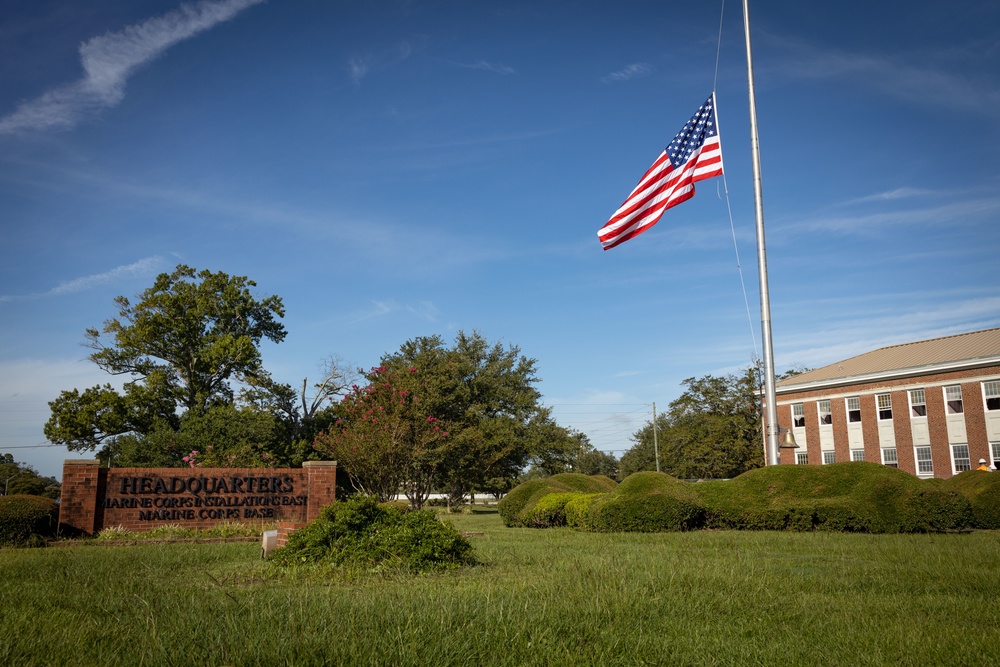 Commander in chief orders flags to half-mast for death of Queen Elizabeth II