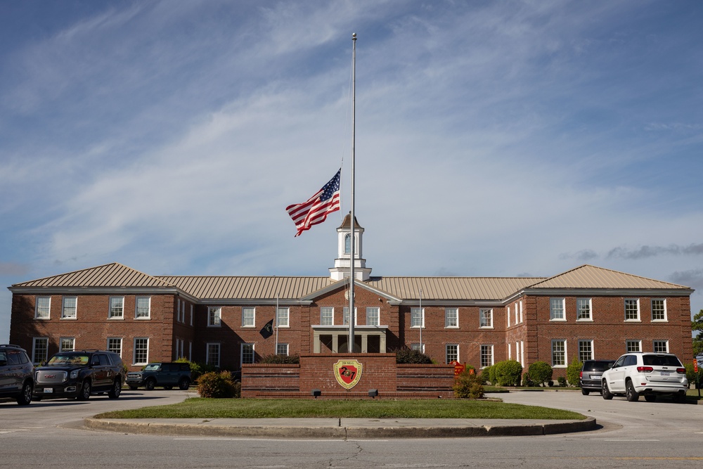 Commander in chief orders flags to half-mast for death of Queen Elizabeth II