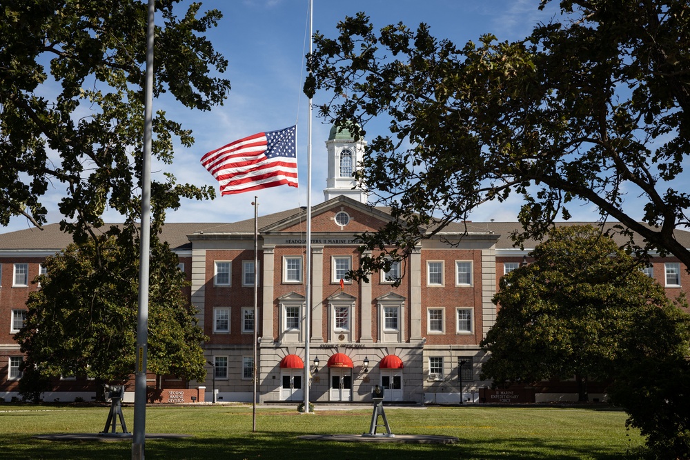 Commander in chief orders flags to half-mast for death of Queen Elizabeth II