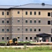 Final exterior grading takes place at fiscal year 2020-funded barracks project at Fort McCoy