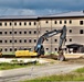 Final exterior grading takes place at fiscal year 2020-funded barracks project at Fort McCoy