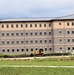 Final exterior grading takes place at fiscal year 2020-funded barracks project at Fort McCoy