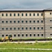 Final exterior grading takes place at fiscal year 2020-funded barracks project at Fort McCoy