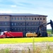 Final exterior grading takes place at fiscal year 2020-funded barracks project at Fort McCoy