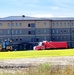 Final exterior grading takes place at fiscal year 2020-funded barracks project at Fort McCoy