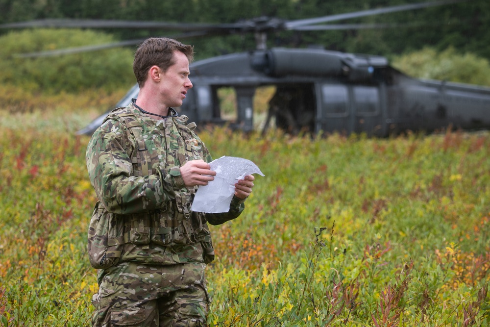 Special warfare Airmen, Army paratroopers conduct remote Airborne training at JBER