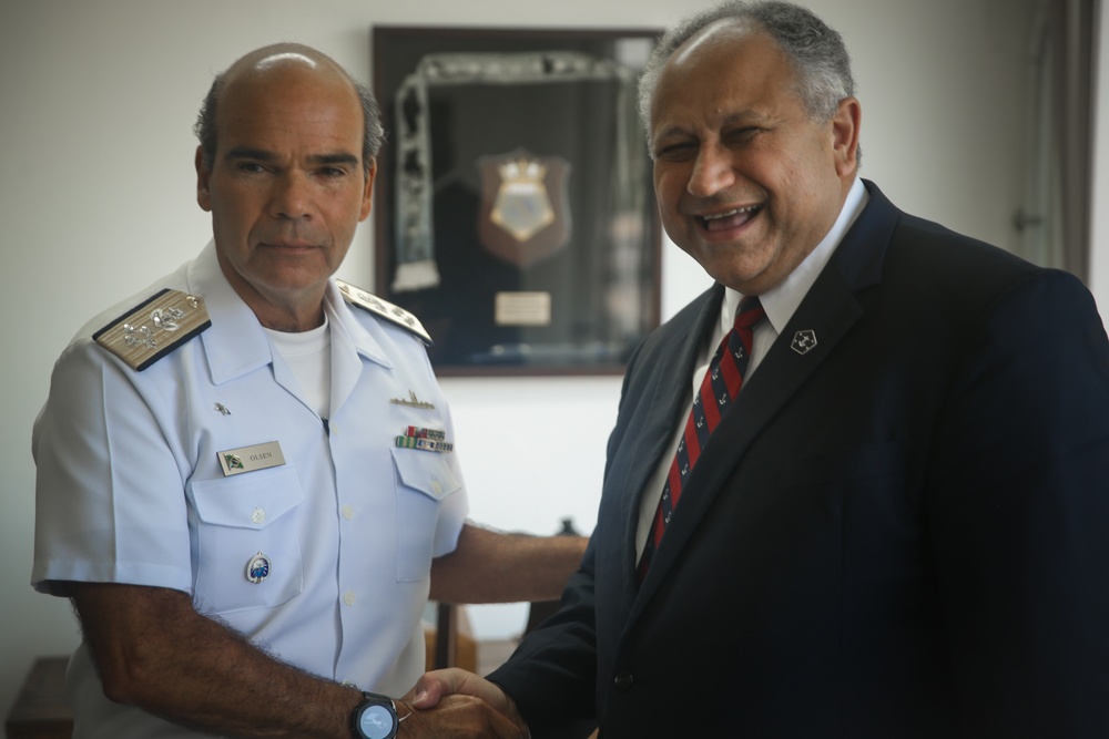 U.S. Secretary of the Navy Kicks Off UNITAS LXIII in Rio De Janeiro