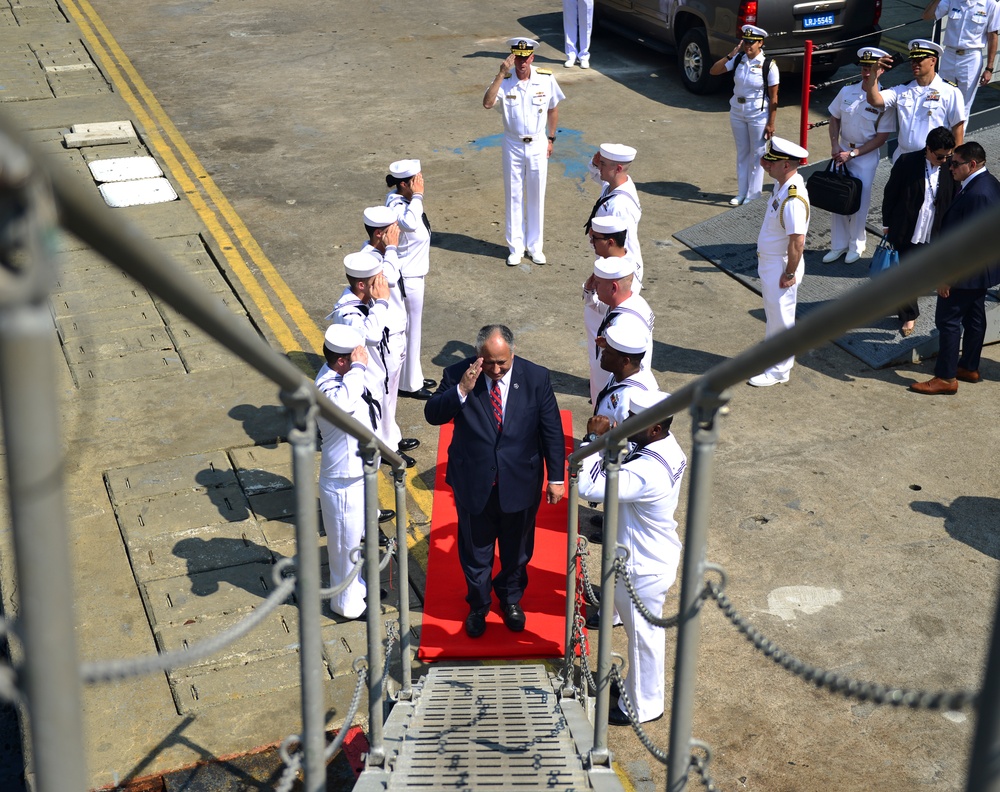 U.S. Secretary of the Navy Kicks Off UNITAS LXIII in Rio De Janeiro