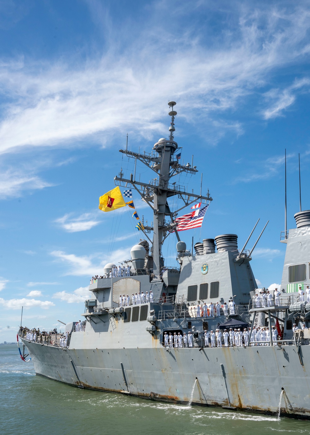 USS Cole and Bainbridge return from deployment