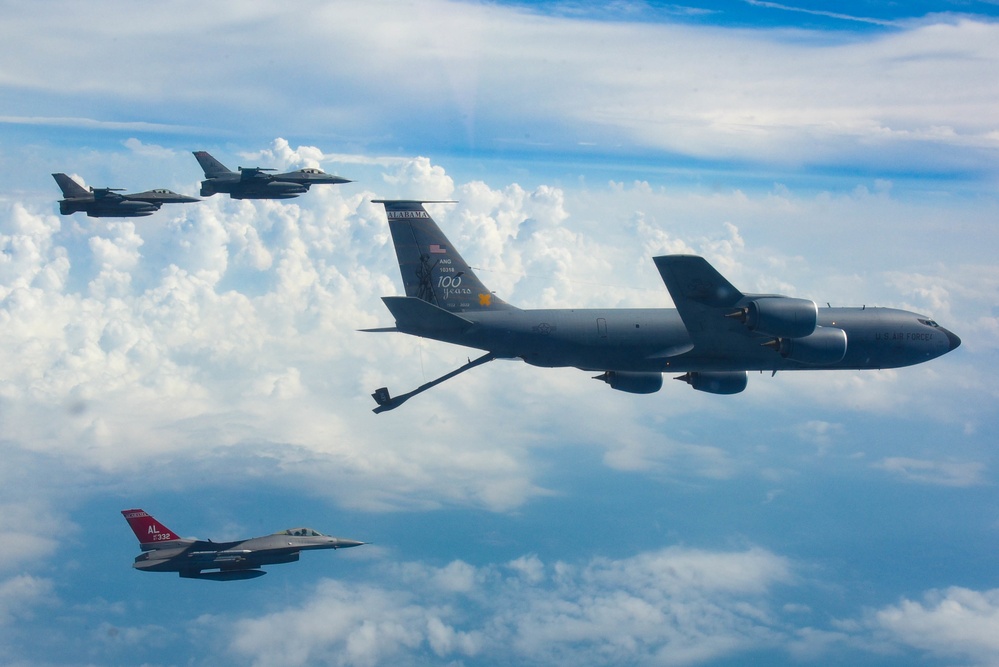 Red Tails refueled by KC-135