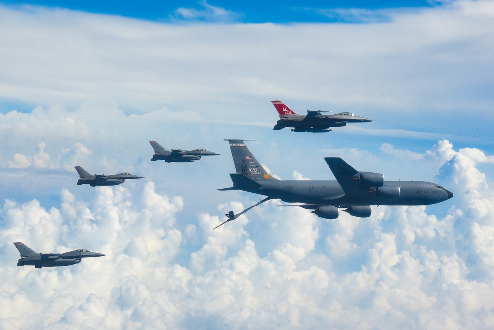 Red Tails Refueled by KC-135