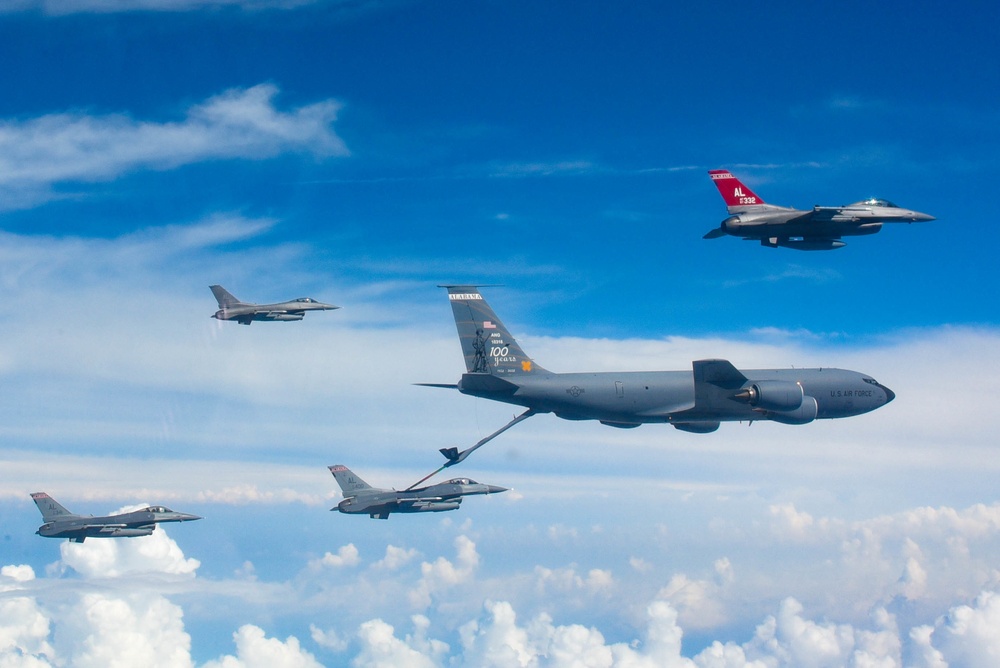 Red Tails Refueled by KC-135