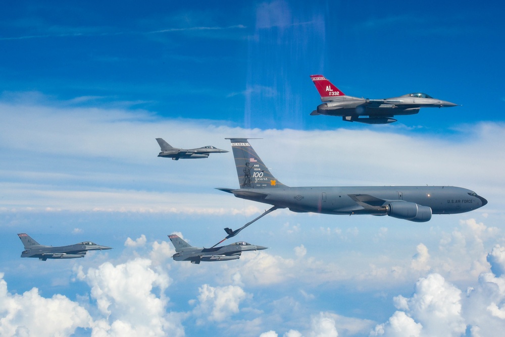 Red Tails Refueled by KC-135