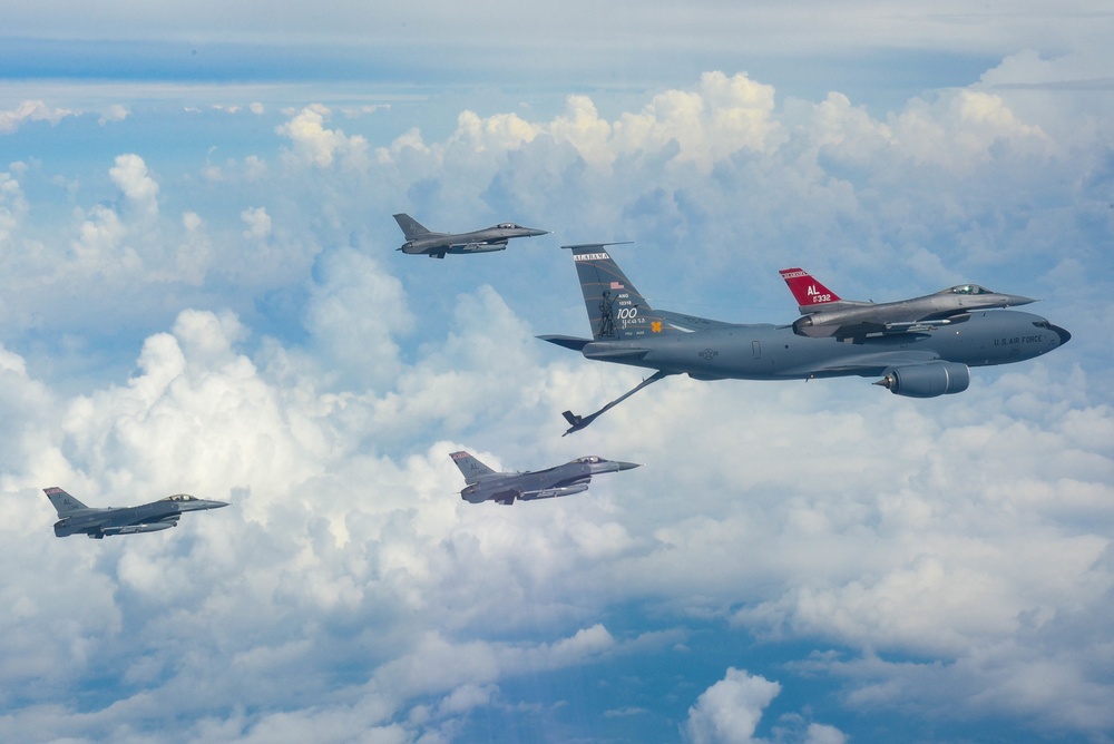 Red Tails Refueled by KC-135