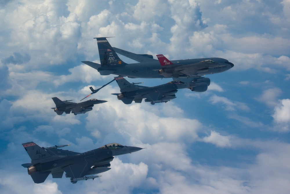 Red Tails Refueled by KC-135