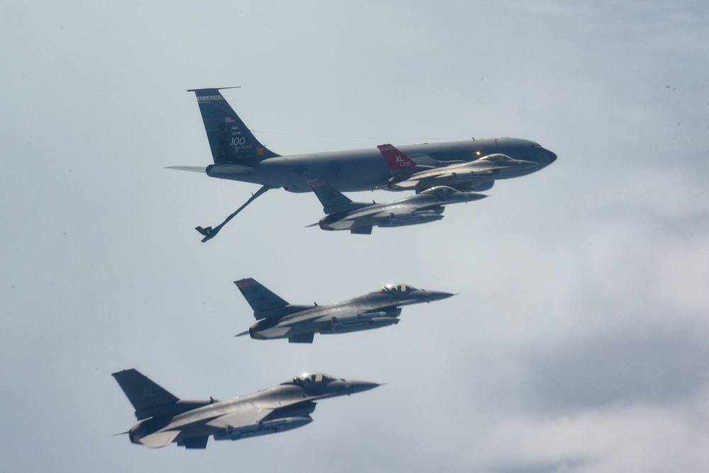 Red Tails Refueled by KC-135