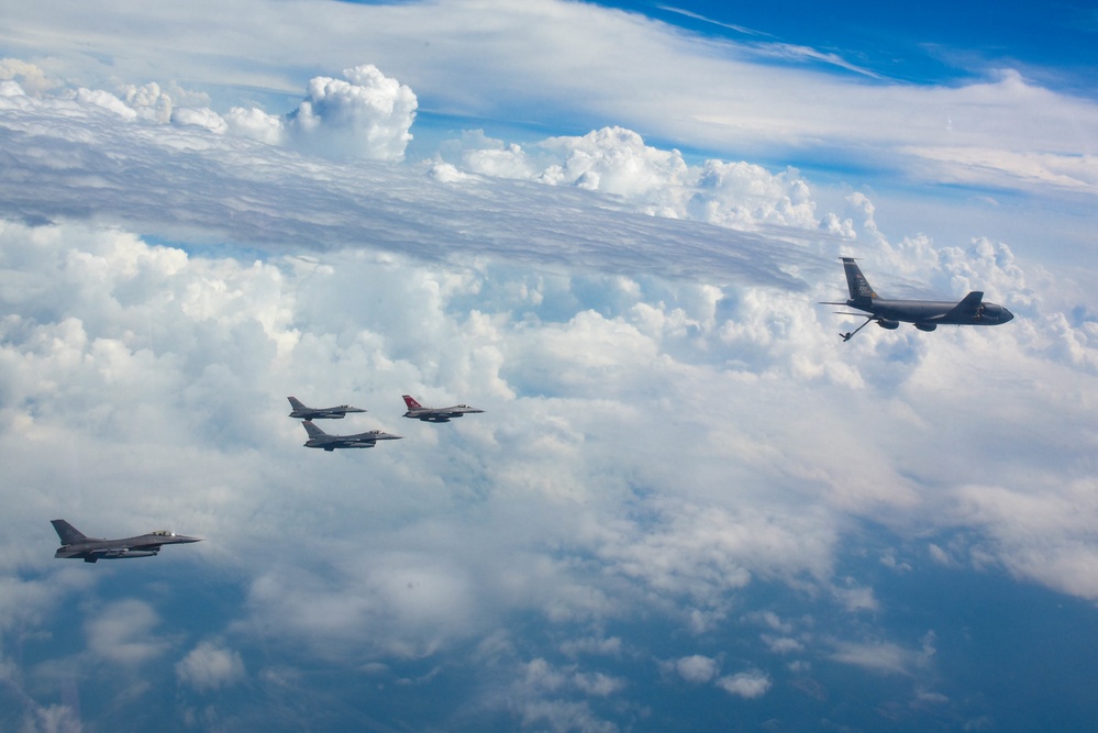 Red Tails Refueled by KC-135