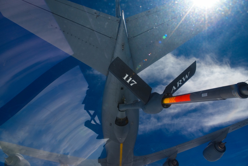 Red Tails Refueled by KC-135