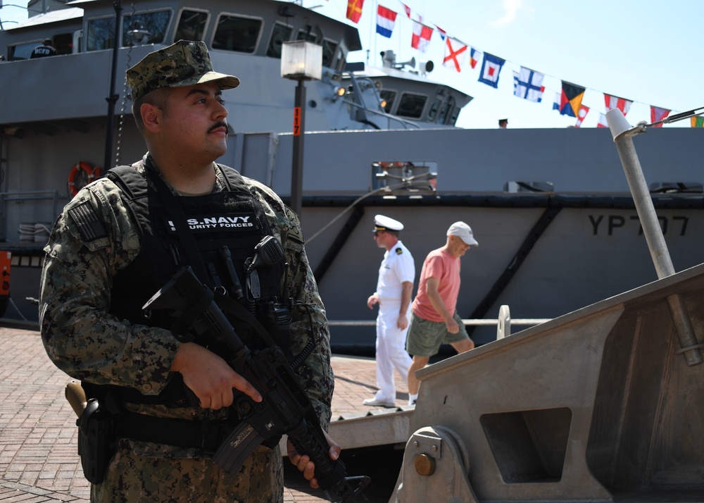 Security Operations in Baltimore Inner Harbor during Maryland Fleet Week