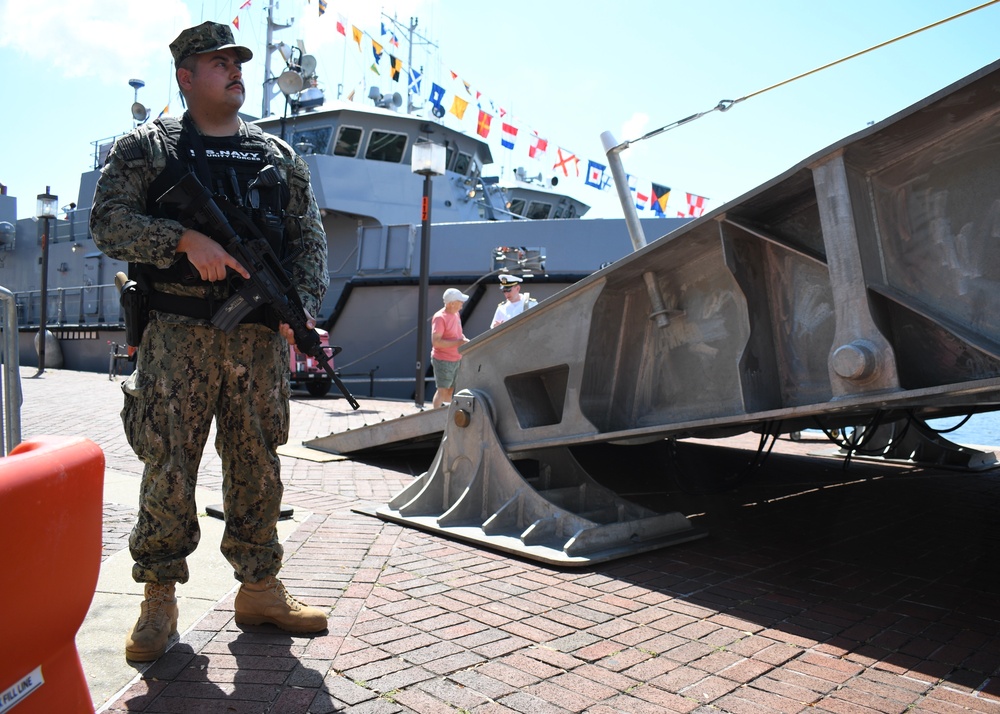 Security Operations in Baltimore Inner Harbor during Maryland Fleet Week