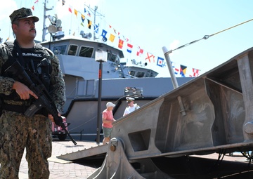 Security Operations in Baltimore Inner Harbor during Maryland Fleet Week