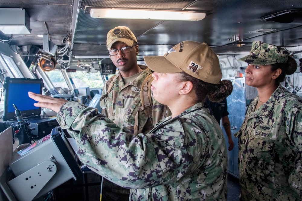 USS Ronald Reagan (CVN 76) hosts United Nations Security Council Resolutions Enforcement Coordination Cell