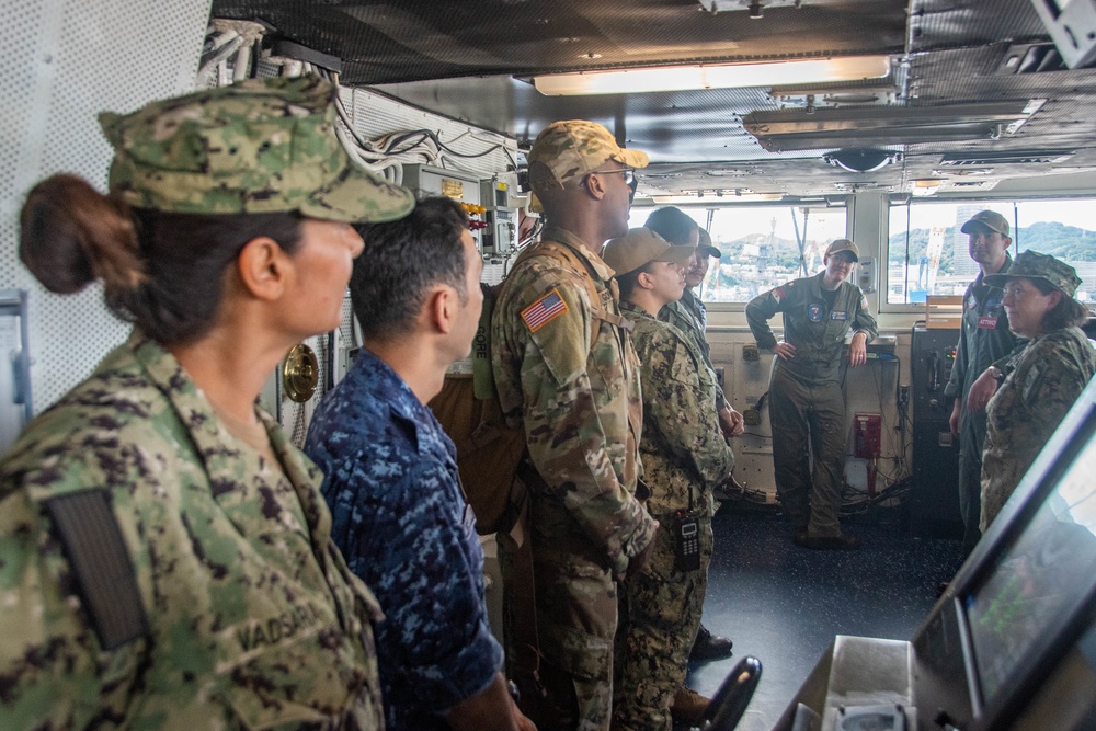 USS Ronald Reagan (CVN 76) hosts United Nations Security Council Resolutions Enforcement Coordination Cell