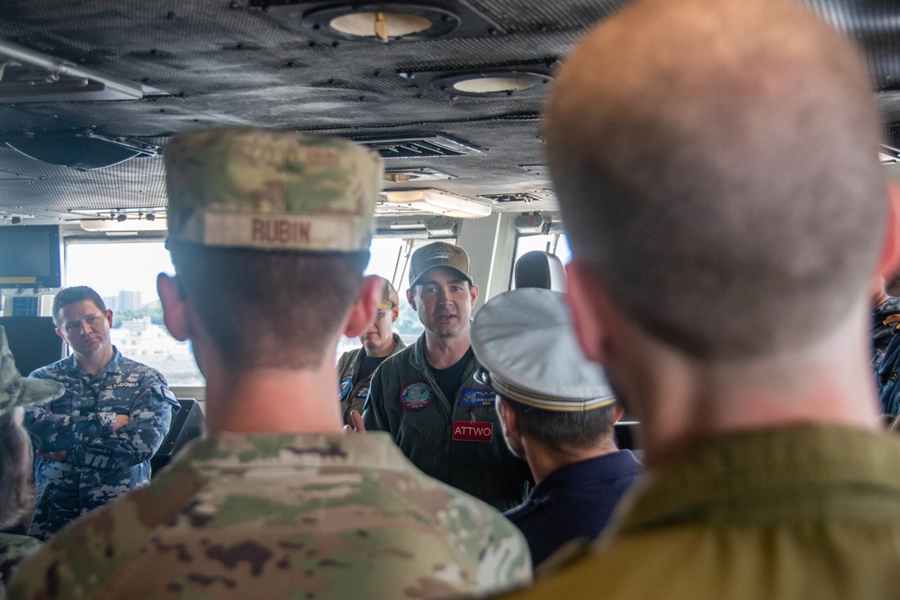 USS Ronald Reagan (CVN 76) hosts United Nations Security Council Resolutions Enforcement Coordination Cell