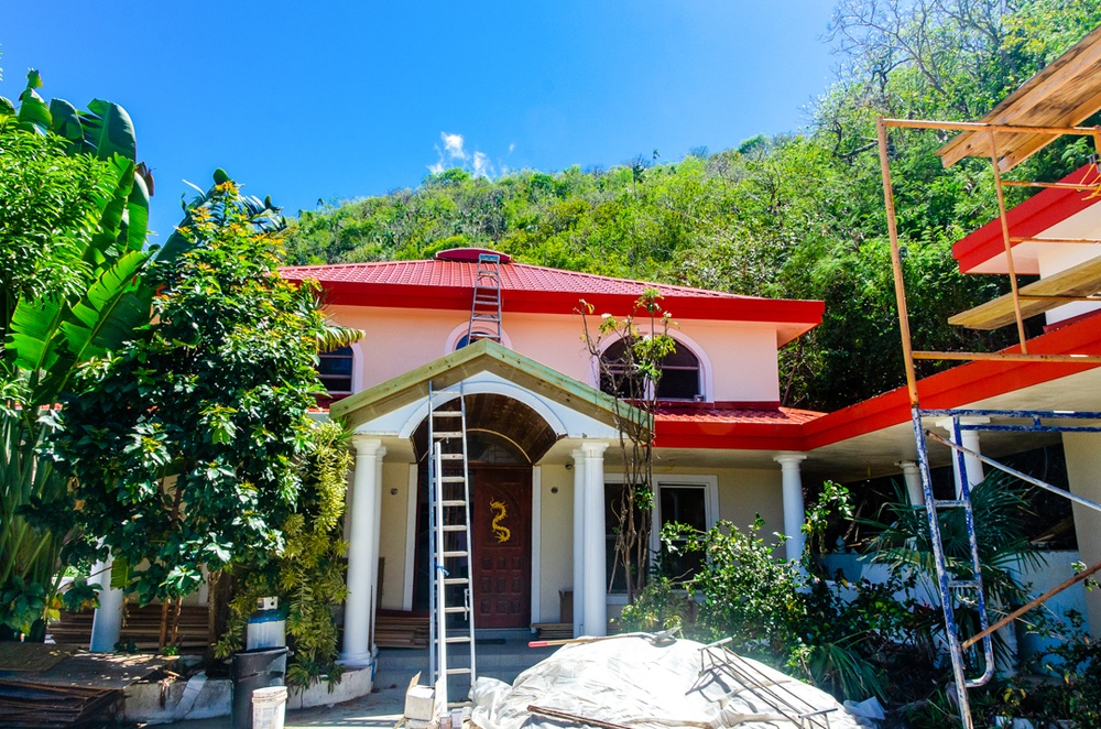 Nirvana Healing Temple Makes Hurricane Repairs