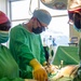 U.S. Navy doctors perform side-by-side surgery at Gizo Medical Hospital