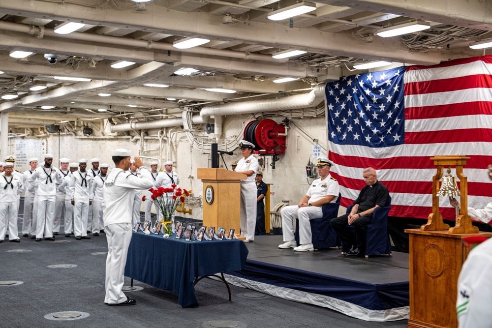 USS Somerset Honors Fallen Heroes