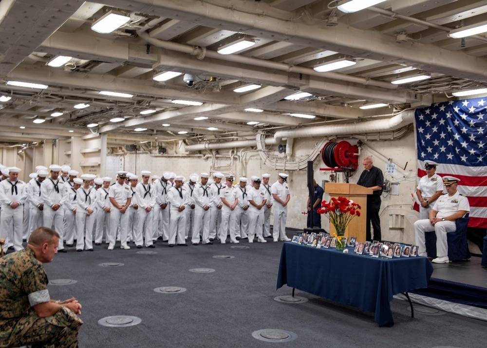 USS Somerset Honors Fallen Heroes