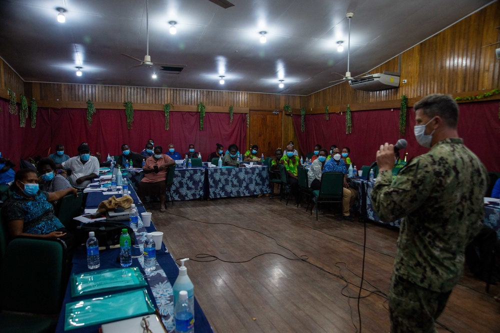 Pacific Partnership 2022 Leadership Visits Gizo