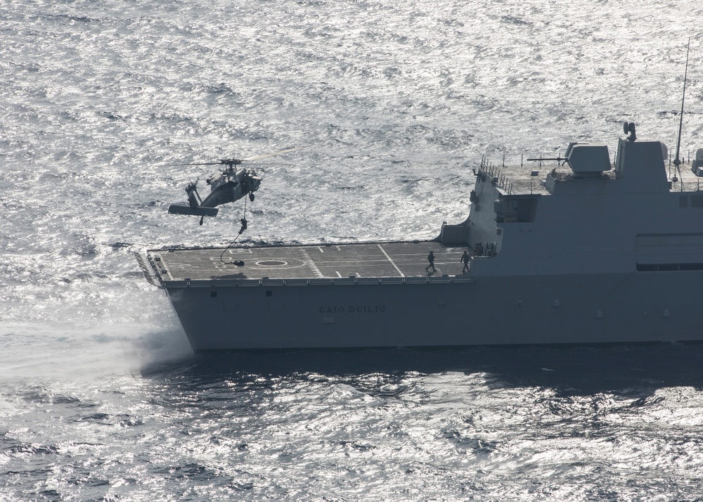 HSC-5, EODMU-12, and Italian navy combined operations