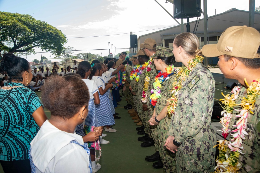 Pacific Partnership 2022 hosts storytelling and band concert at Honiara Integrated Primary School