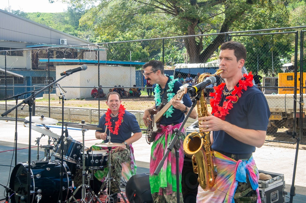 Pacific Partnership 2022 hosts storytelling and band concert at Honiara Integrated Primary School