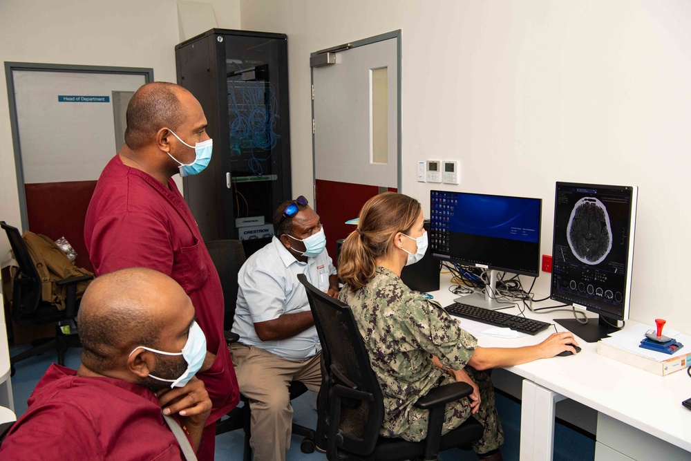 Pacific Partnership 2022 Medical Personnel Assist at National Referral Hospital in Solomon Islands