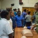 U.S. Navy Sailors teach at the Solomon Islands National Referral Hospital