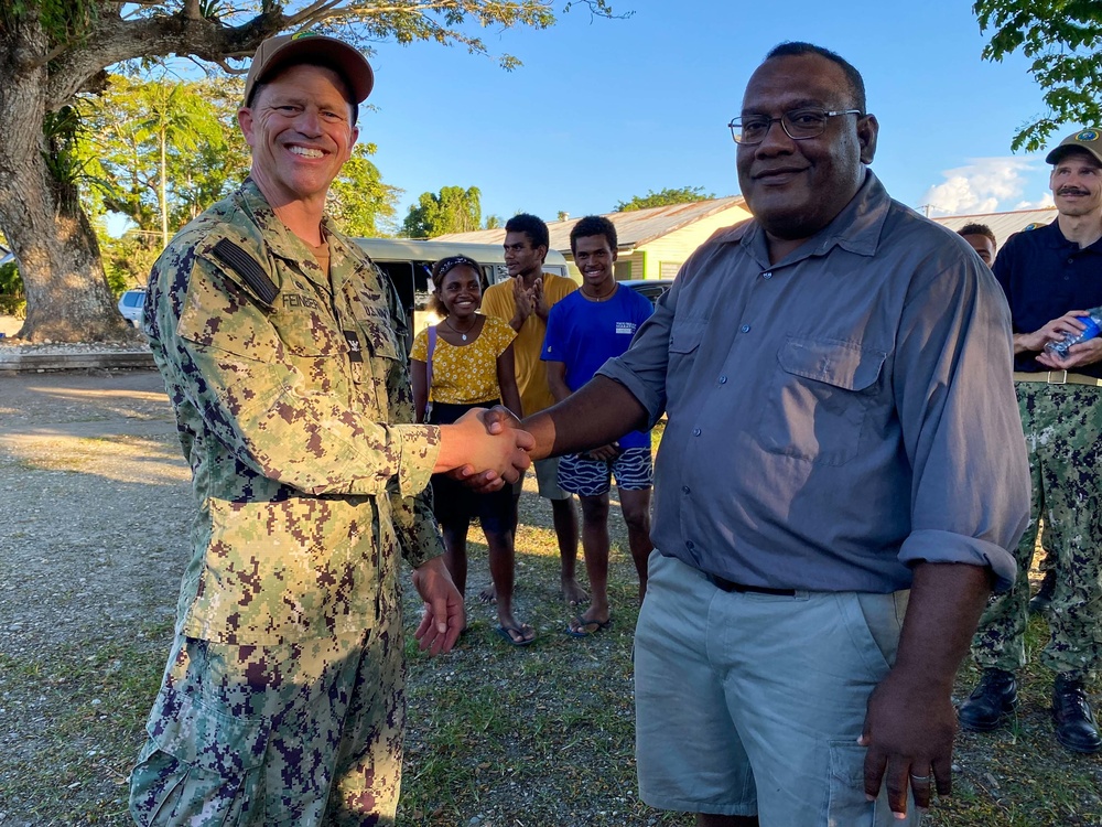 Pacific Partnership 2022 Community Outreach Event at St. Joseph's Secondary School