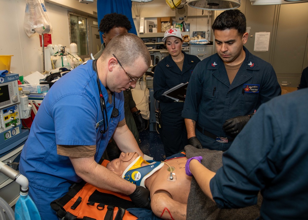 Daily operations aboard USS George H.W. Bush (CVN 77)