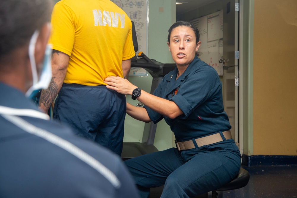 Pacific Partnership 2022 conducts physical therapy side by sides aboard USNS Mercy