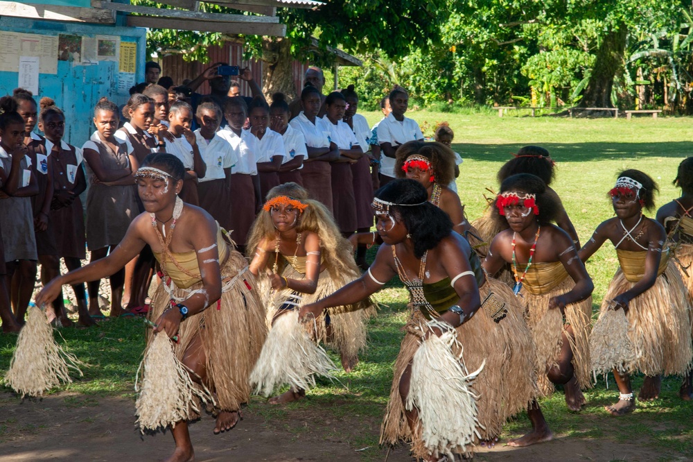 Pacific Partnership 2022 visits Francis Primary School